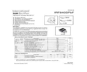 irf840s datasheet