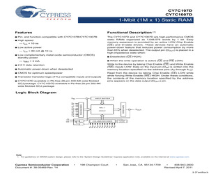 CY7C107D-10VXI.pdf